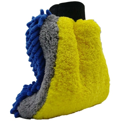 Dwustronna rękawica do mycia samochodu z mikrofibry GUANTO DOUBLE FACE Mafra