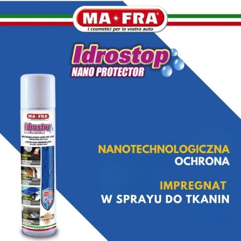 Impregnat hydrofobowy do tkanin IDROSTOP 300ml Mafra