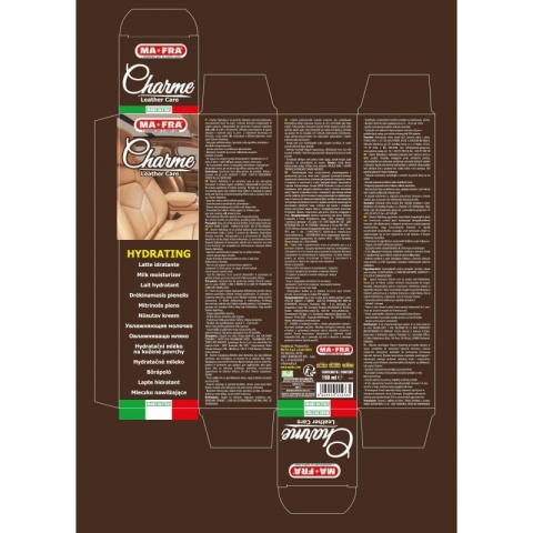 Mleczko do pielęgnacji skórzanej tapicerki CHARME HYDRATING 150ml Mafra