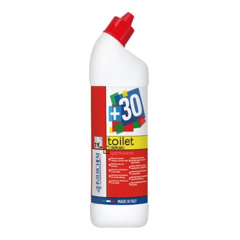 Odkamieniacz do WC +30 TOILET DEKALC 750ml Interchem Italia