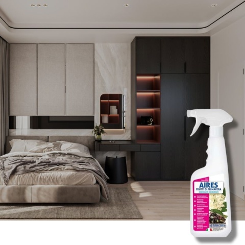 Odświeżacz powietrza o zapachu wiosennych owoców AIRES FRUTTI DI PRIMAVERA 750ml Interchem Italia