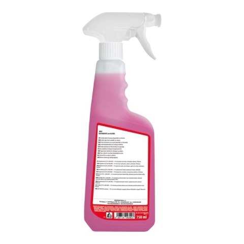Płyn do mycia powierzchni z alkoholem UNI5 DETERGENTE CON ALCOOL 750ml Interchem Italia
