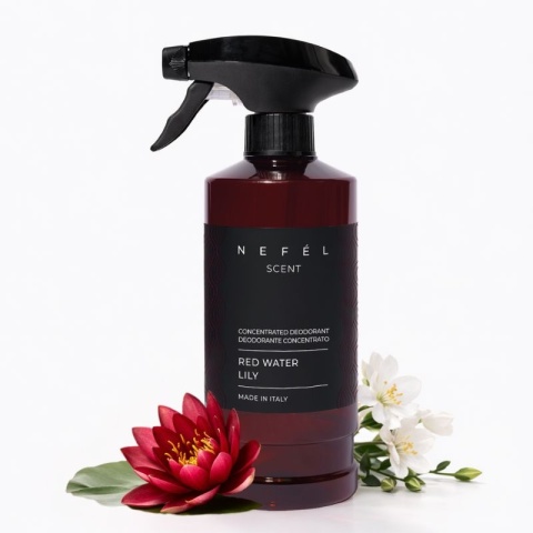 Skoncentrowany odświeżacz powietrza NEFÉL SCENT RED WATER LILY 480ml Interchem Italia
