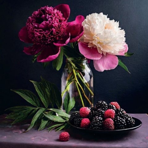 Skoncentrowany odświeżacz powietrza NEFÉL SCENT BLACKBERRY & PEONY 480ml Interchem Italia