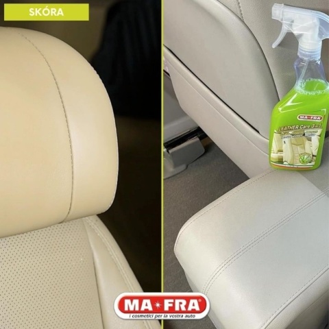 Środek do czyszczenia i pielęgnacji skórzanej tapicerki 3w1 LEATHER CARE 500ml Mafra