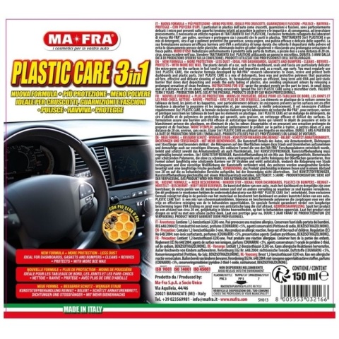 Środek do plastików samochodowych 3w1 PLASTIC CARE 500ml Mafra