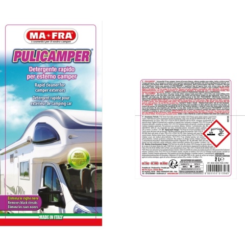 Środek do mycia kamperów i przyczep kempingowych PULICAMPER 2L Mafra