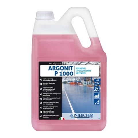 Środek do usuwania zabrudzeń mineralnych z podłóg ARGONIT P1000 5l Interchem Italia
