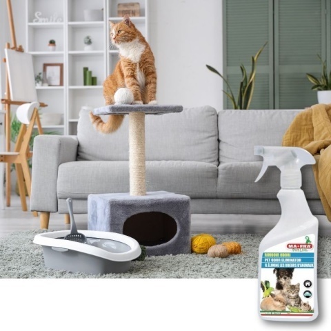 Środek neutralizujący zapachy zwierząt RIMUOVI ODORI 500ml Mafra