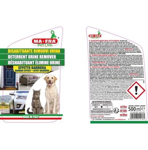 Środek przeciw obsikiwaniu DISABITUANTE RIMUOVI URINA 500ml Mafra