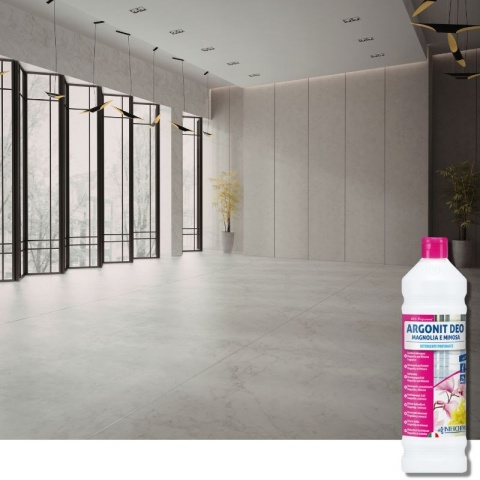 Uniwersalny płyn do powierzchni zmywalnych, zapach magnolii i mimozy ARGONIT DEO MAGNOLIA E MIMOSA 1l Interchem Italia