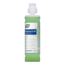 5-krotnie skoncentrowany płyn do mycia podłóg VERDE ECO PAVIMENTI 5C 1000ml Interchem Italia