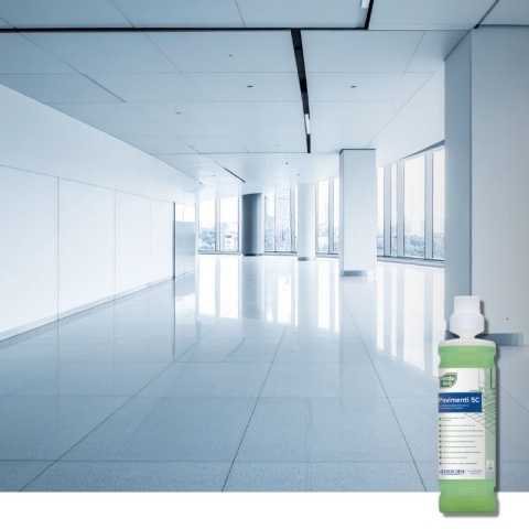 5-krotnie skoncentrowany płyn do mycia podłóg VERDE ECO PAVIMENTI 5C 1000ml Interchem Italia