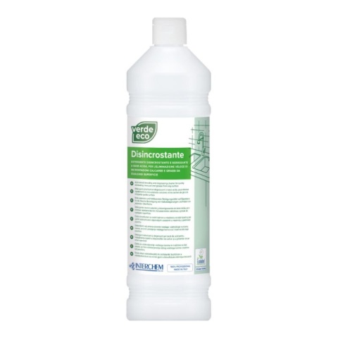 Kwasowy odkamieniacz do kuchni i łazienki VERDE ECO DISINCROSTANTE 1000ml Interchem Italia