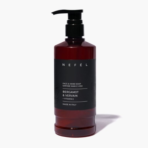 Mydło do twarzy i rąk Bergamotka i Werbena NEFÉL FACE & HAND SOAP BERGAMOT & VERVAIN 480ml Interchem Italia