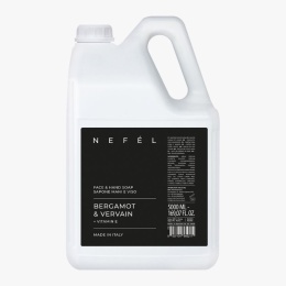 Mydło do twarzy i rąk Bergamotka i Werbena NEFÉL FACE & HAND SOAP BERGAMOT & VERVAIN 5000ml Interchem Italia