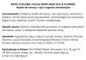 Mydło do twarzy i rąk o zapachu kwiatowym NEFÉL ECOLABEL FACE & HAND SOAP SILK & FLOWERS 480ml Interchem Italia