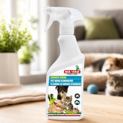 Środek neutralizujący zapachy zwierząt RIMUOVI ODORI 500ml Mafra