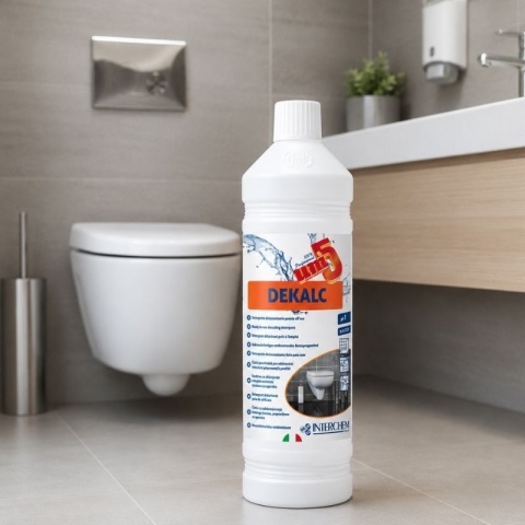 Odkamieniacz do łazienek i sanitariatów UNI5 DEKALC 1000ml Interchem Italia