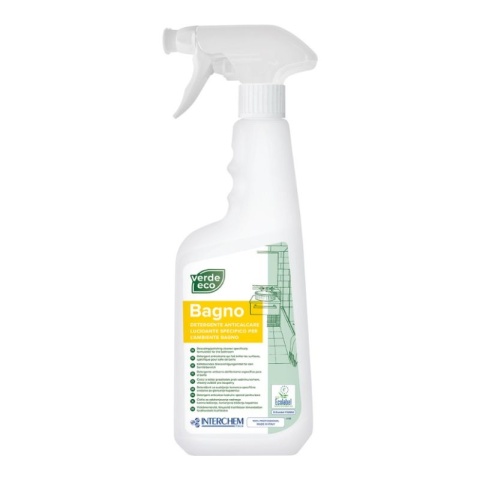 Odkamieniacz do łazienki z efektem nabłyszczania VERDE ECO BAGNO 750ml Interchem Italia
