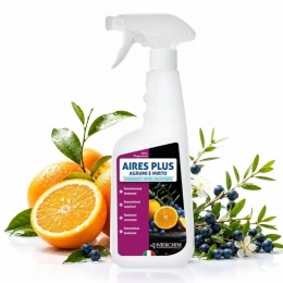 Odświeżacz powietrza o zapachu cytrusów i mirtu AIRES PLUS AGRUMI E MIRTO 750ml Interchem Italia