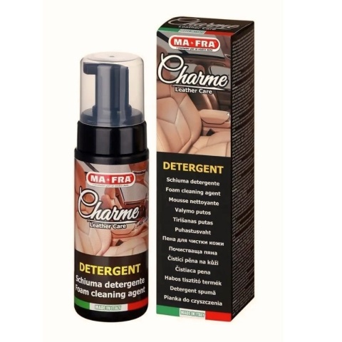Pianka do czyszczenia skórzanej tapicerki CHARME DETERGENT SHIUMA 150ml Mafra