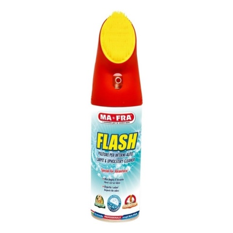 Pianka do czyszczenia tapicerki ze szczoteczką FLASH SPRAY 400ml Mafra