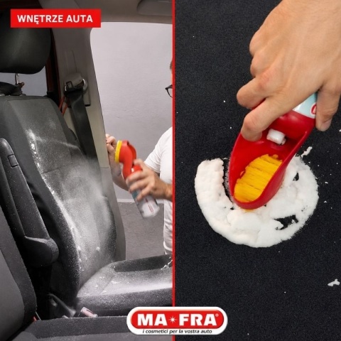 Pianka do czyszczenia tapicerki ze szczoteczką FLASH SPRAY 400ml Mafra