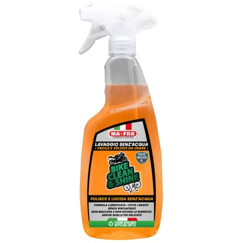Środek do bezwodnego czyszczenia motocykli, skuterów i rowerów BIKE CLEAN&SHINE 750ml Mafra
