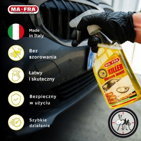 Środek do usuwania owadów z karoserii i szyb KILLER 500ml Mafra
