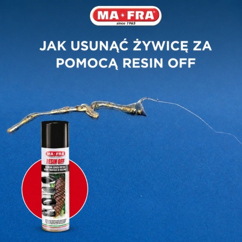 Środek do usuwania żywicy z karoserii i szyb RESIN OF 250ml Mafra