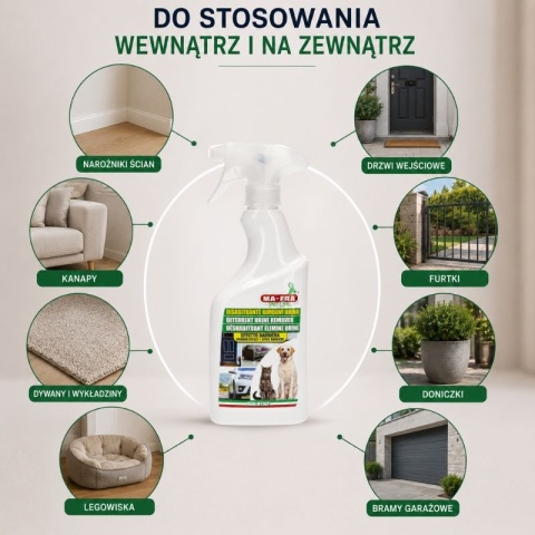 Środek przeciw obsikiwaniu przez psy DISABITUANTE RIMUOVI URINA 500ml Mafra