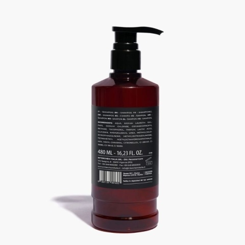 Szampon rewitalizujący Ambra NEFÉL SHAMPOO BLACK AMBER 480ml Interchem Italia