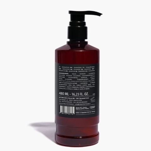 Szampon rewitalizujący Bergamotka i Werbena NEFÉL SHAMPOO BERGAMOT & VERVAIN 480ml Interchem Italia