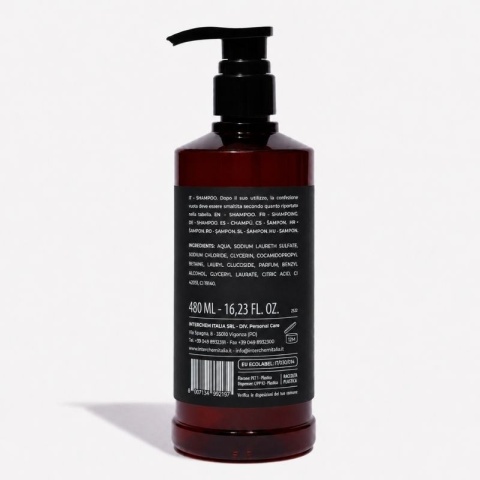 Szampon rewitalizujący o kwiatowym zapachu NEFÉL SILK & FLOWERS ECOLABEL SHAMPOO 480ml Interchem Italia