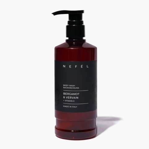 Żel pod prysznic Bergamotka i Werbena NEFÉL BODY WASH BERGAMOT & VERVAIN 480ml Interchem Italia