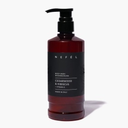 Żel pod prysznic Drzewo cedrowe i hibiskus NEFÉL BODY WASH CEDARWOOD & HIBISCUS 480ml Interchem Italia