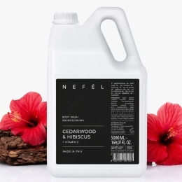 Żel pod prysznic Drzewo cedrowe i hibiskus NEFÉL BODY WASH CEDARWOOD & HIBISCUS 5000ml Interchem Italia