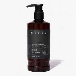 Żel pod prysznic o kwiatowym zapachu NEFÉL SILK & FLOWERS ECOLABEL BODY WASH 480ml Interchem Italia