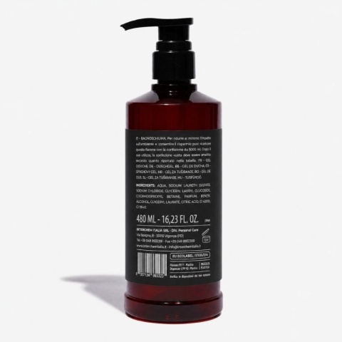 Żel pod prysznic o zapachu kwiatowym NEFÉL SILK & FLOWERS ECOLABEL SHOWER GEL 480ml Interchem Italia