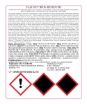 Deironizer do felg i lakieru z efektem krwawej felgi FALLOUT IRON REMOVER 4500 ml