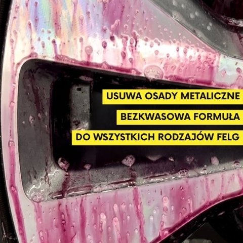 Deironizer do felg i lakieru z efektem krwawej felgi FALLOUT IRON REMOVER 4500 ml
