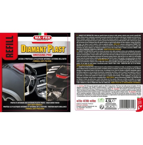 Dressing do plastików DIAMANTPLAST DRESSING PRO 4,5 l