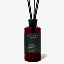 Dyfuzor zapachowy z patyczkami NEFÉL FRAGRANCE GARDENIA & SWEET ORANGE REED DIFFUSER 480ml Interchem Italia