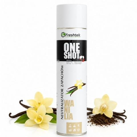 Freshtek Neutralizator zapachów Freshtek ONE SHOT Wanilia 600ml