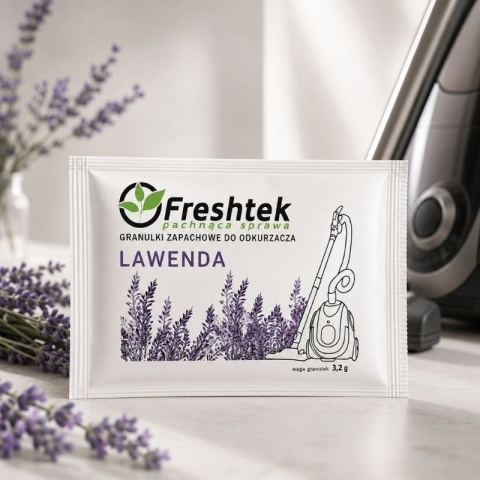 Granulki zapachowe do odkurzaczy workowych 3,2 g - Lawenda - Freshtek