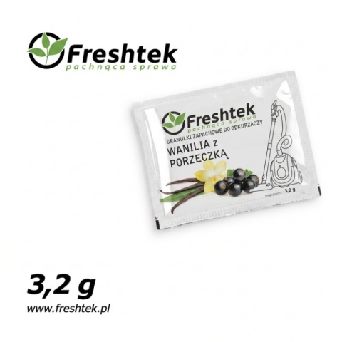 Granulki zapachowe do odkurzaczy workowych 3,2 g - Wanilia z porzeczką - Freshtek