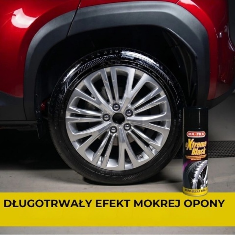 Nabłyszczacz do opon z efektem mokrej opony EXTREME BLACK 500ml Mafra