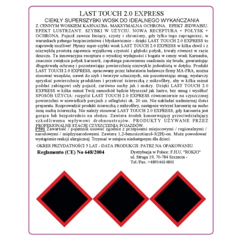 Nabłyszczający wosk w płynie LAST TOUCH EXPRESS 4,5 l