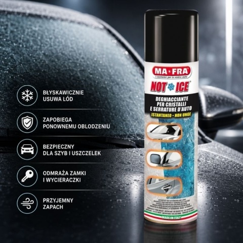 Odmrażacz do szyb i zamków w spay'u NOT ICE 300 ml
